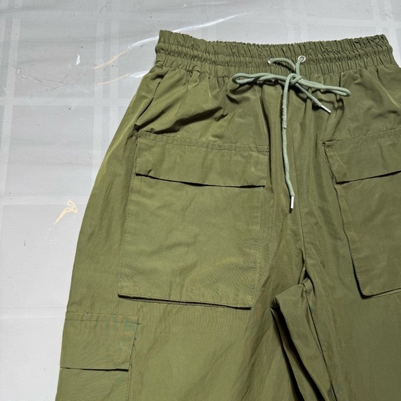 Olive Green Men's Shorts - Picture 3 of 14